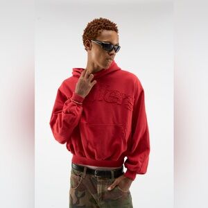 Scuffers RAW RED HOODIE Unisex Size Medium